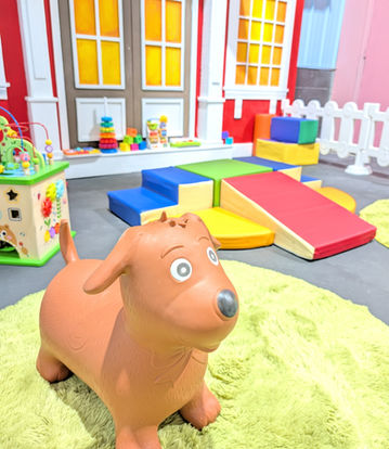 The Bees Knees Play Cafe Imaginative School with a Pretend Dog and Softplay
