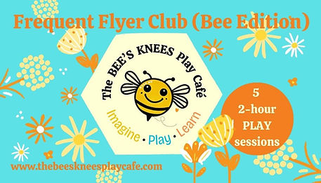 The Bees Knees Play Cafe 5 Visit Punch Card