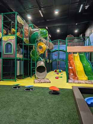 The Bees Knees Play Cafe Indor Playground with Slides