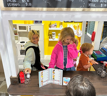 Kids Play at the Bee's Knees Play Cafe Tiny Town