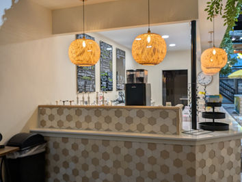 Cafe at The Bee’s Knees Play Cafe in Arab, AL — a family-friendly indoor playground and café.